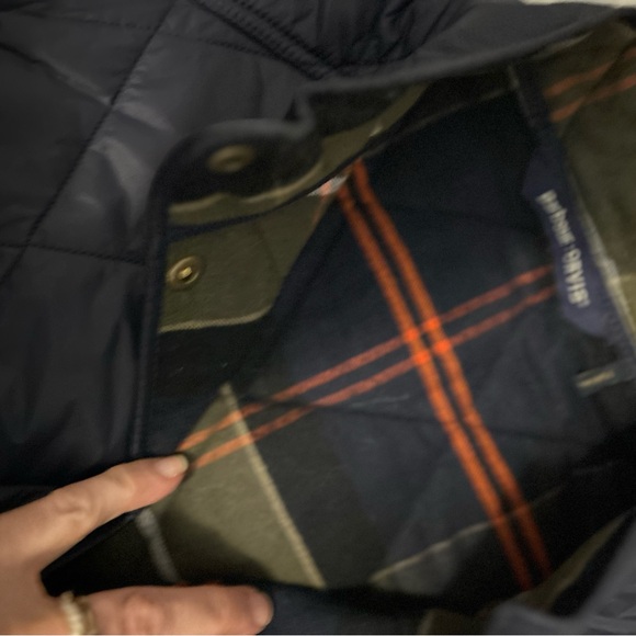 🛍️ Barbour Women's Dark Blue Quilted Puffer Coat - Picture 5 of 10